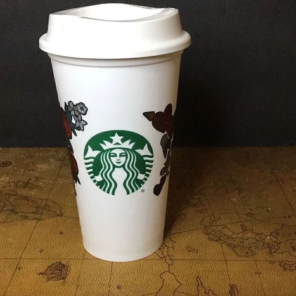 Tumblr Starbucks, reusable roses hearts and love 